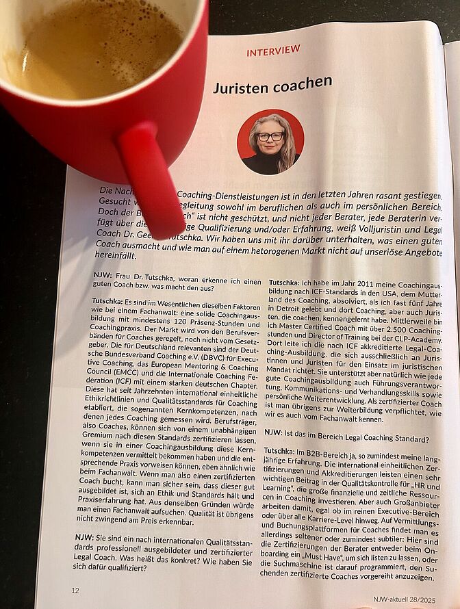 Juristencoach vs. Juristen coachen