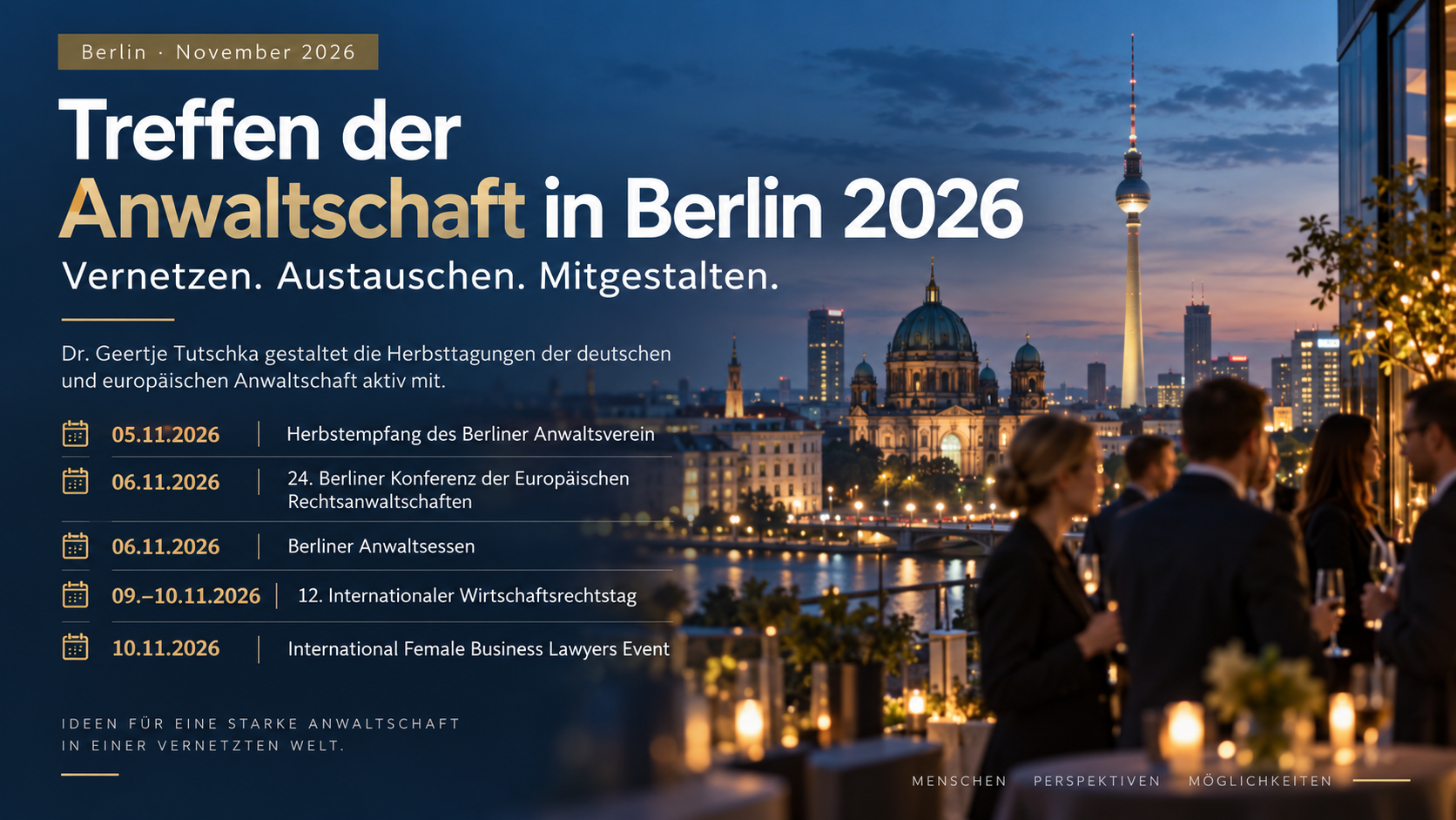 Treffen der Anwaltschaft in Berlin 2026