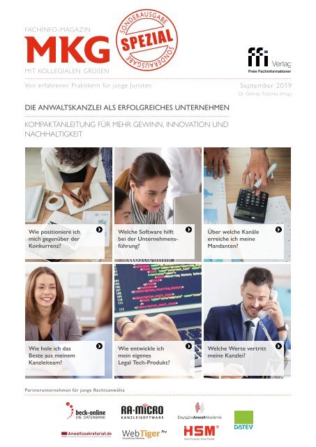 Die Anwaltskanzlei als erfolgreiches Unternehmen